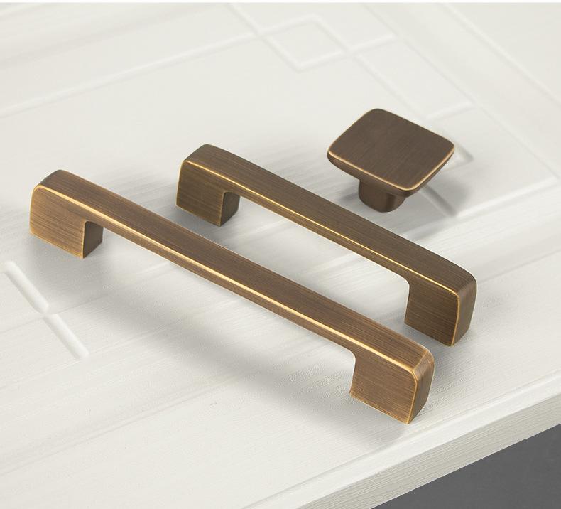 JOYLIFE Brass Handles: Modern Black Cabinet Pulls & Single Hole Drawer Knobs