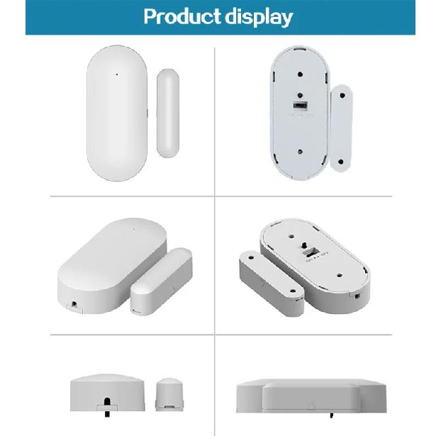 PGST door sensor, intelligent home door and window security detection, door opening alarm, 433MHz door detector, used to detect