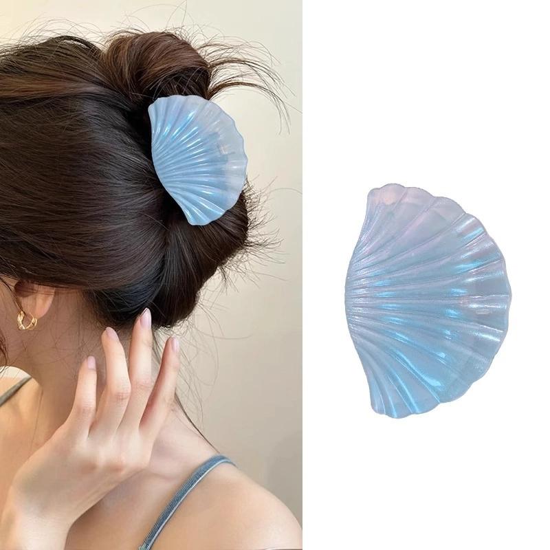 Creative Blue Sardines Hair Claw Clip Cartoon Non Slip Hairpin Lightweight Acetate Hair Barrettes