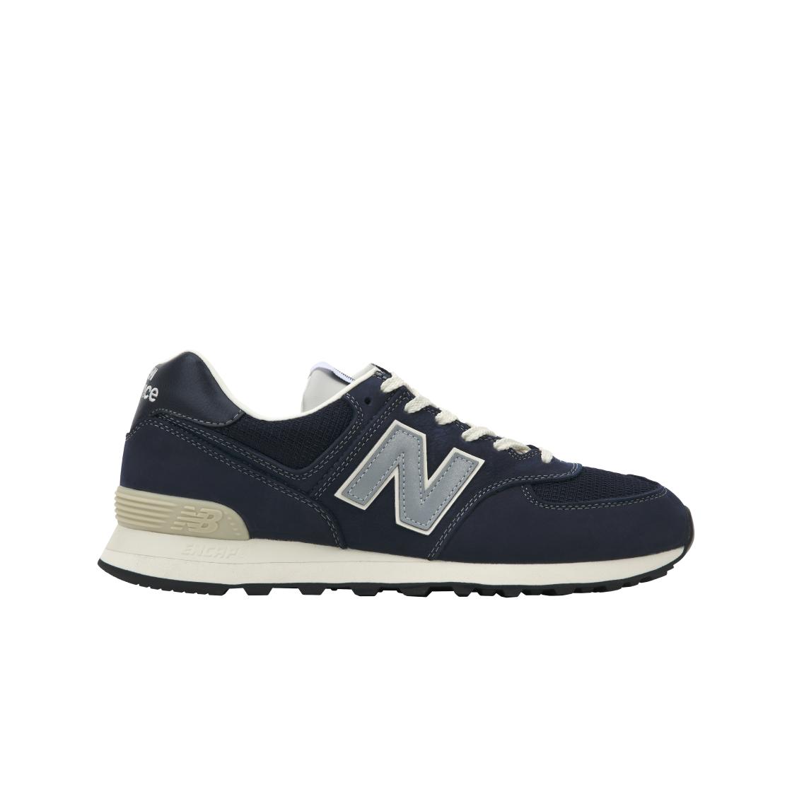 New Balance Pottery X  NB 574 Retro Lässig Dämpfend Langlebig Low-Top Sneakers Unisex Sneakers Tiefblau U574BG2 36