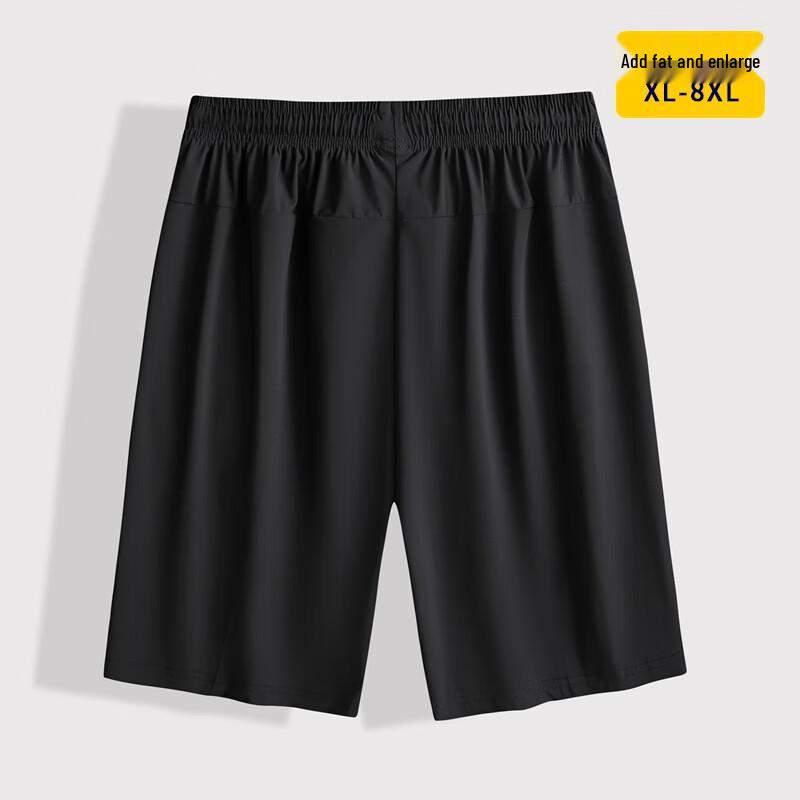 Men's Plus Size Ice Silk Casual Shorts