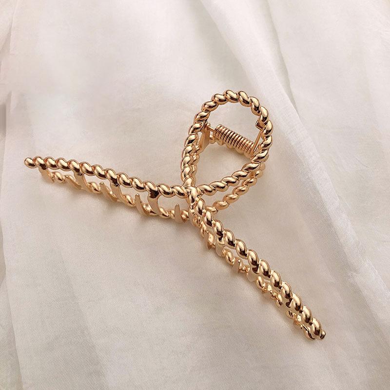 Hollow Geometric Hair Clips Metal Hair Claw Cross Hair Clip Headband Hairpin Gold Sliver Color Hair Crab Women Fashion Hair