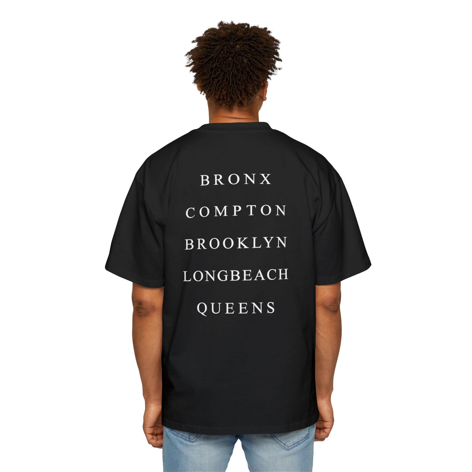 Hip Hop Cities Tee | Bronx Compton Brooklyn Long Beach Queens by 1896Empire XL
