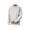 Adidas Originals Three Stripes Color Block Logo Crew Neck Long Sleeve Sweatshirt Men Sweatshirt Gray IM4514