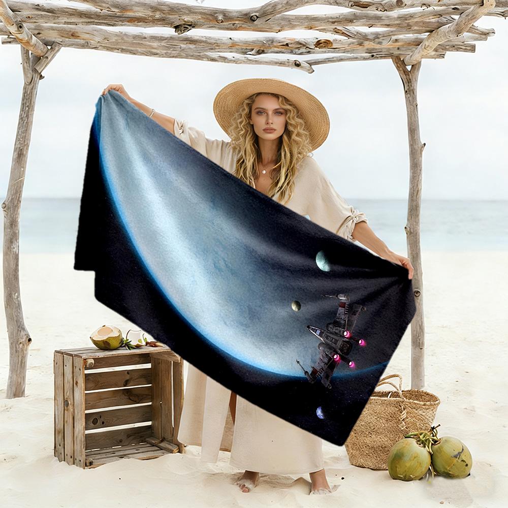 Star Wars Beach Towel Super Soft Absorbent Comfortable Lightweight Portable for Swimming,Beach,Camping, Travel, Beach Accessories,Gym