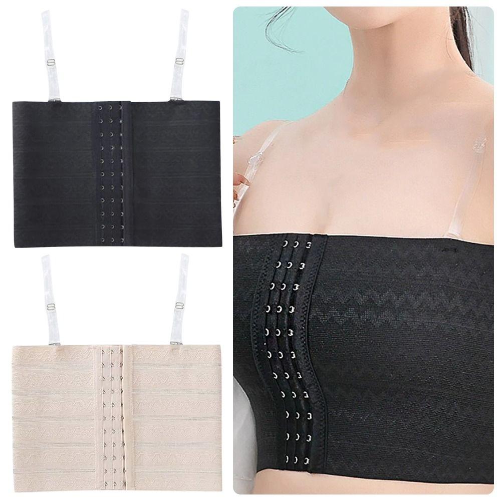 1Pcs With Bra Straps Chest Shaper Trans Lesbian Breast Binder Durable Tank Top Corset
