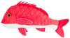 Friends of the Sea Series Mar Red Sea Bream Plush Toy Red