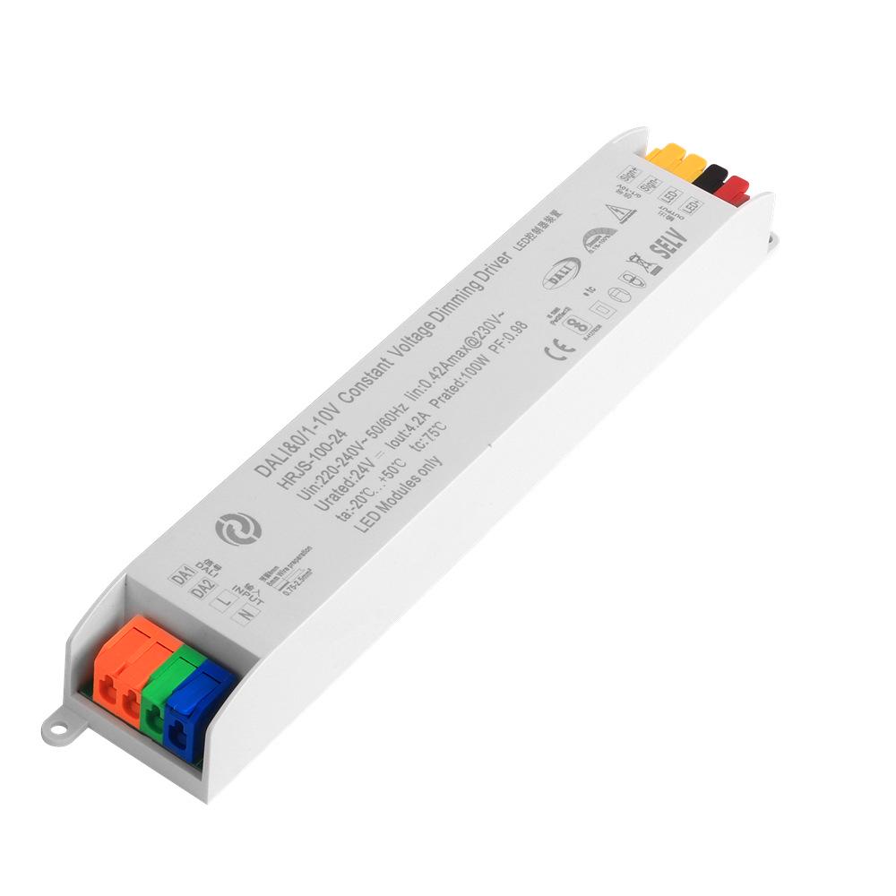High Efficiency 0-10V DALI Push Plastic Shell 3-in-1 Dimming Power Supply
