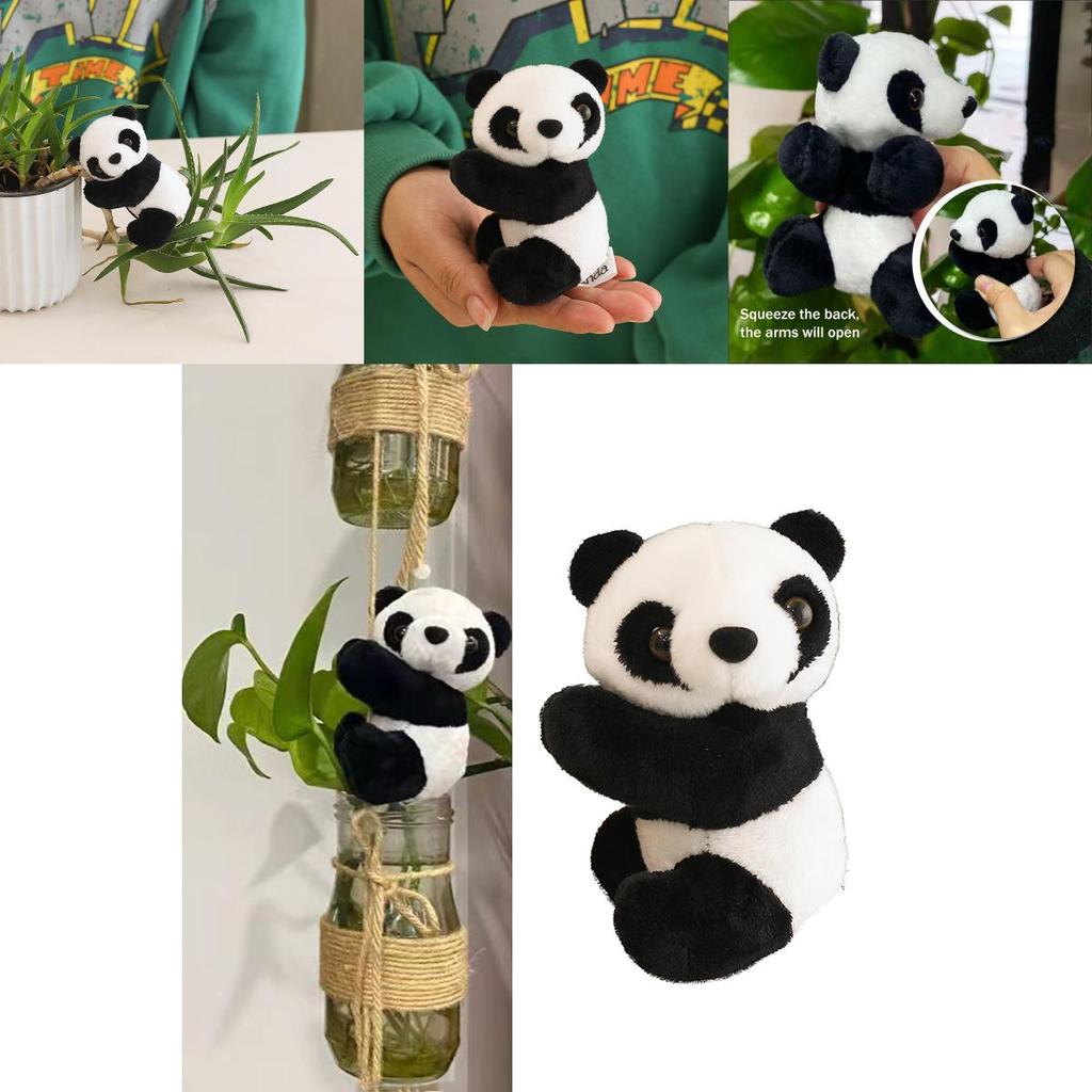 Mini Cute Panda Plush Gripper Perfect For Home Decorations And Gifting!