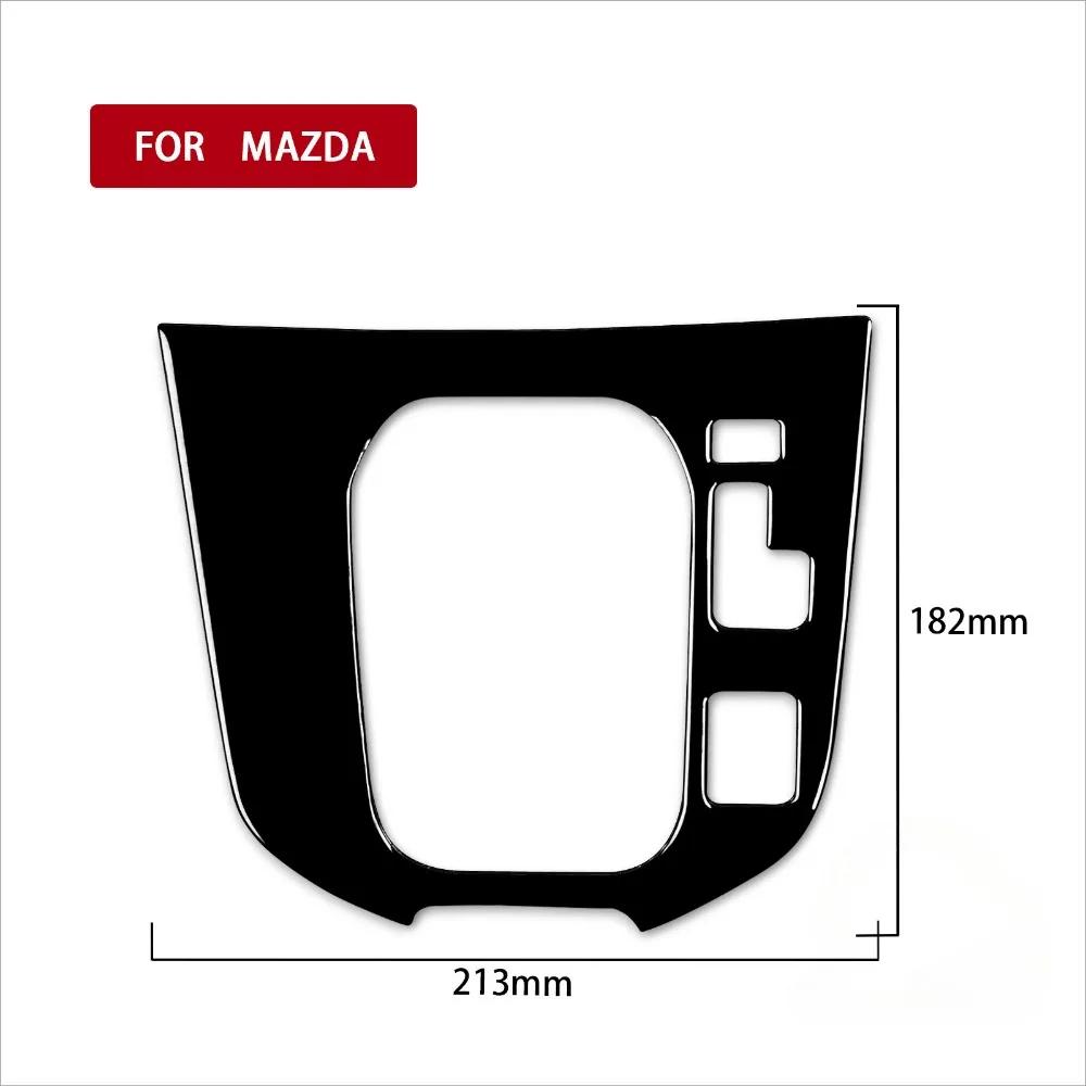 

Премиальная глянцевая черная накладка на панель переключения передач консоли для Mazda CX 9 2016 2024 Простая установка гарантирована