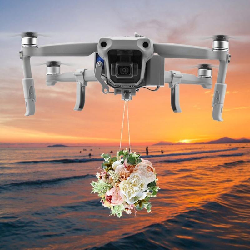UAV Drop Thrower Set with USB Cable Wedding Proposal Rings Gift Delivery & Rescues Device for Air 2
