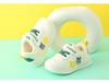 Babu Dou Plush-Lined Non-Slip Toddler Shoes for Boys & Girls, Winter Warmth with Soft Sole.