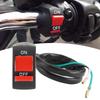 Universal Motorcycle Headlight Switch Handlebar Button LED Light Control On/Off 22-25mm
