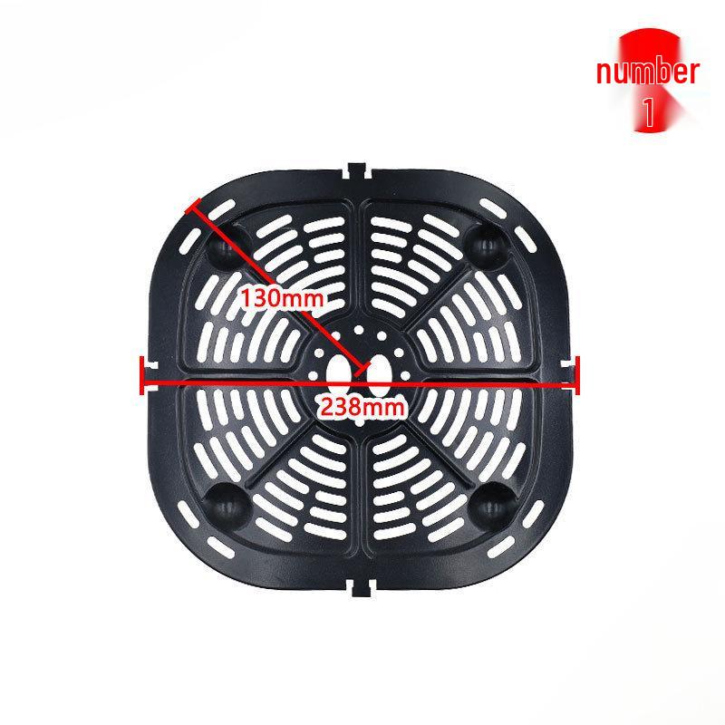 Air Fryer Basket with Oil Separator, Baking Pan Set, Grill & Filter Rack, Silicone Tray