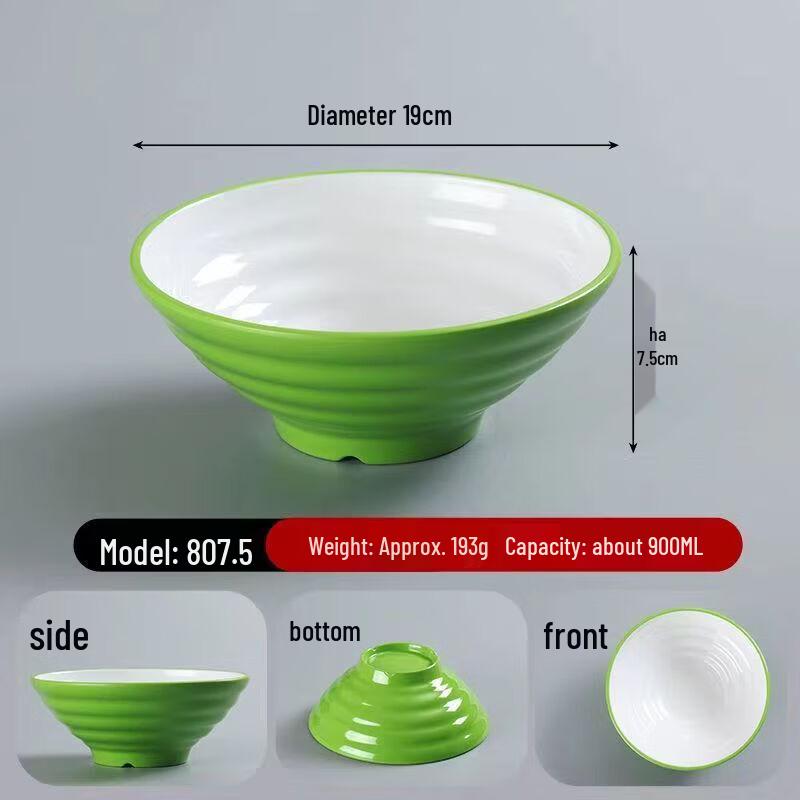 Melamine Threaded Serving Bowl