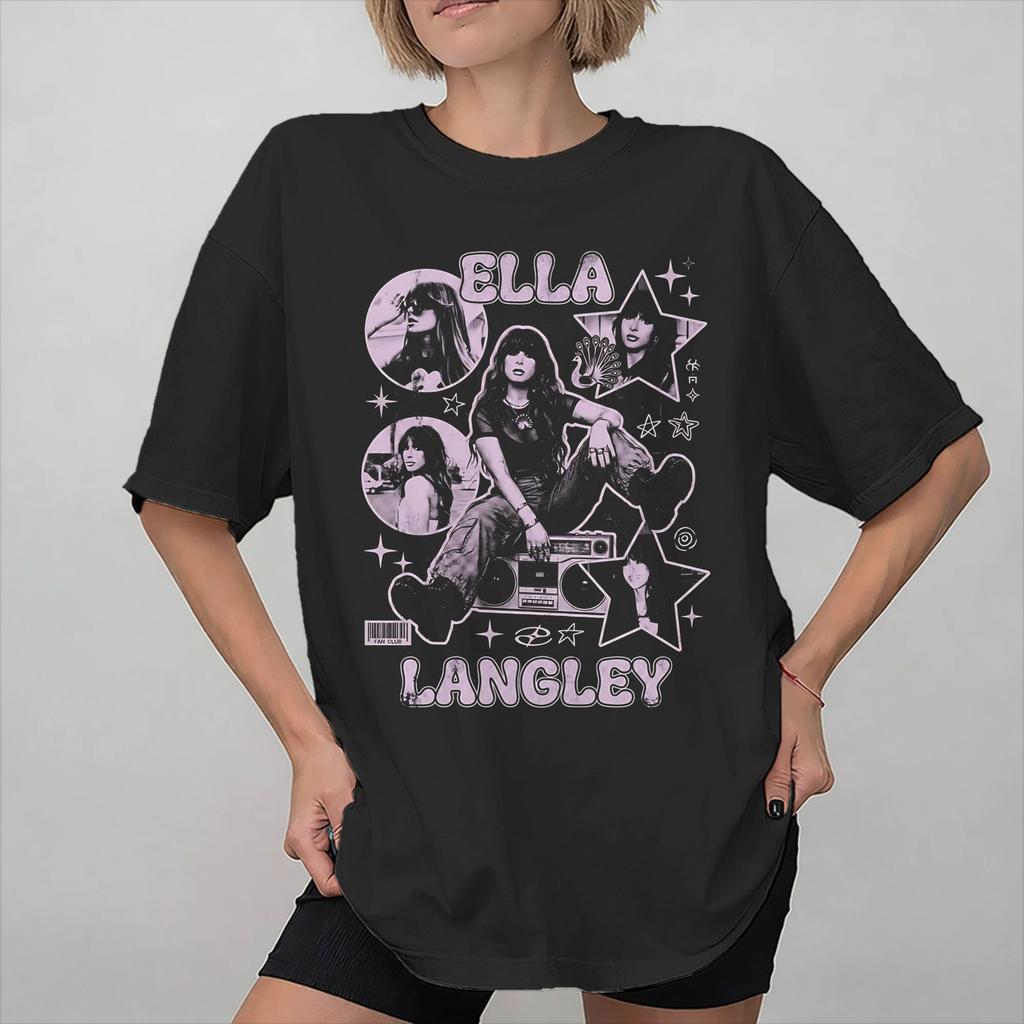 Ella Fella The Dandelion Tour Choosin Texas Country Ellas Fellas Club Tee Shirt for Unisex Women Printed T Shirts 100 Cotton