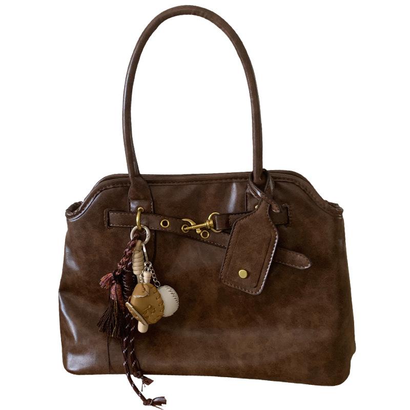 Sac porte-documents rétro paresseux pour femmes avec grande capacité, qualité, polyvalent et simple, design de niche, sac à main, sac à bandoulière, sac à orteils