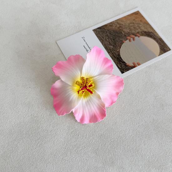 Hairpin Soft Strong Texture Lightweight Decorative Flower Hair Clip Realistic Flower Design Holiday Leisure Hair Pin
