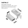 PD140W USB4.0 Type C to USB C Fast Charging Adapter Converter 40Gbps Data Sync Connector 8K@60Hz USB C OTG Adapter for MacBook