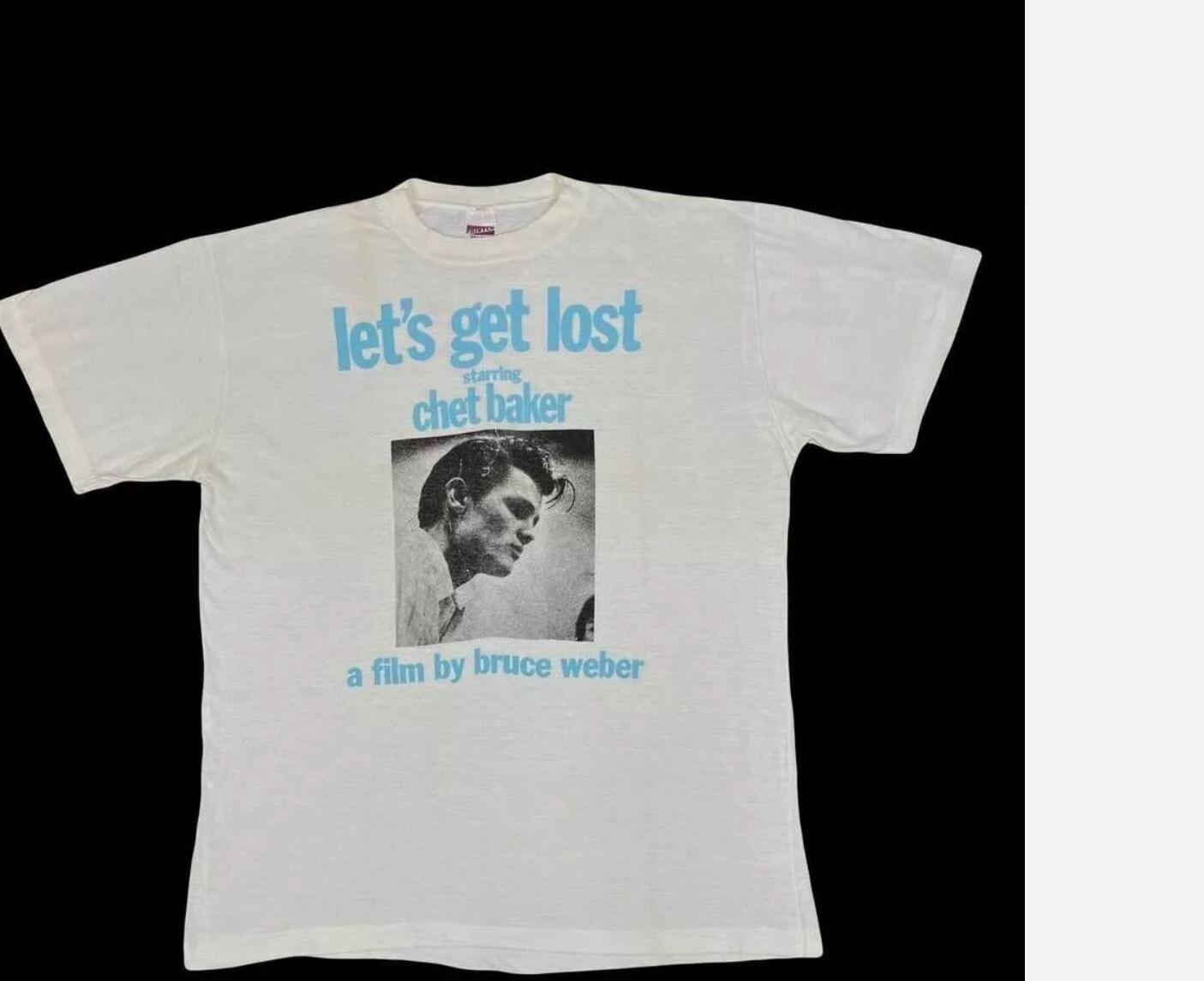 

26 Vintage Let s Get Lost 1988 by Bruce Weber Vintage Movie T-shirt Unisex T-Shirt XXXXL