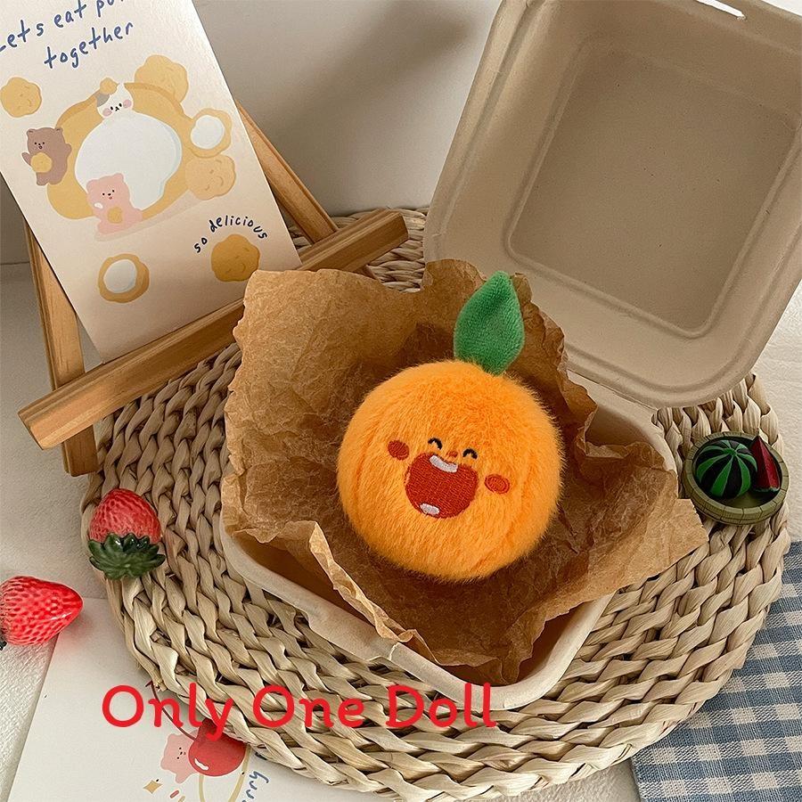 Watermelon Cherry Mini Fruit Plush Doll Keyring Girls Gifts Bag Decor Pendant
