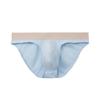 Men Spring and Summer New Sexy Texture Cotton High Split Low Waist Briefs