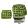 Ice Cube Tray ABS PP 48 Grids 2 Tray Easy Release Ice Cube Box with Lid Storage Bin for Freezer