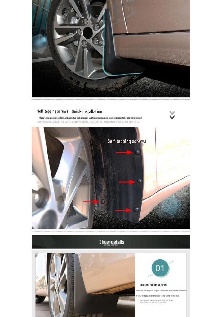 Mudguards for 2010-2013 Mazda 5 Sport - Car Mud Flaps Modified Accessories