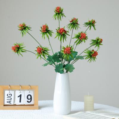Kunstmatig van Enkele Tak Meergranen Fruit Groene Planten Woonkamer Bruiloft Achtergrond Muurdecoratie Balkondecoratie Haarspeldmateriaal Selderij