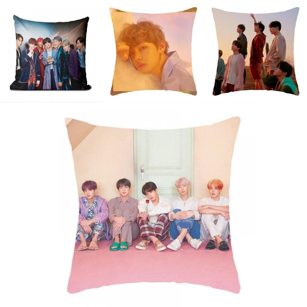 Map Of The Soul 7 Print Pillow Case Decorative K-pop Bangtan Boys Cushion Cover For Ultimate Fan Style