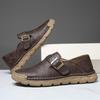 Handmade Casual Leather Shoes Moccasins Men Flats Shoes Large Size 39-48