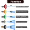 Short Pressure Washer Gun with 5 Nozzle Tips,High Pressure Water Gun with M22-14 Male Plug and 1/4¡± Quick Connector - Foam Gun Kit Compatible with