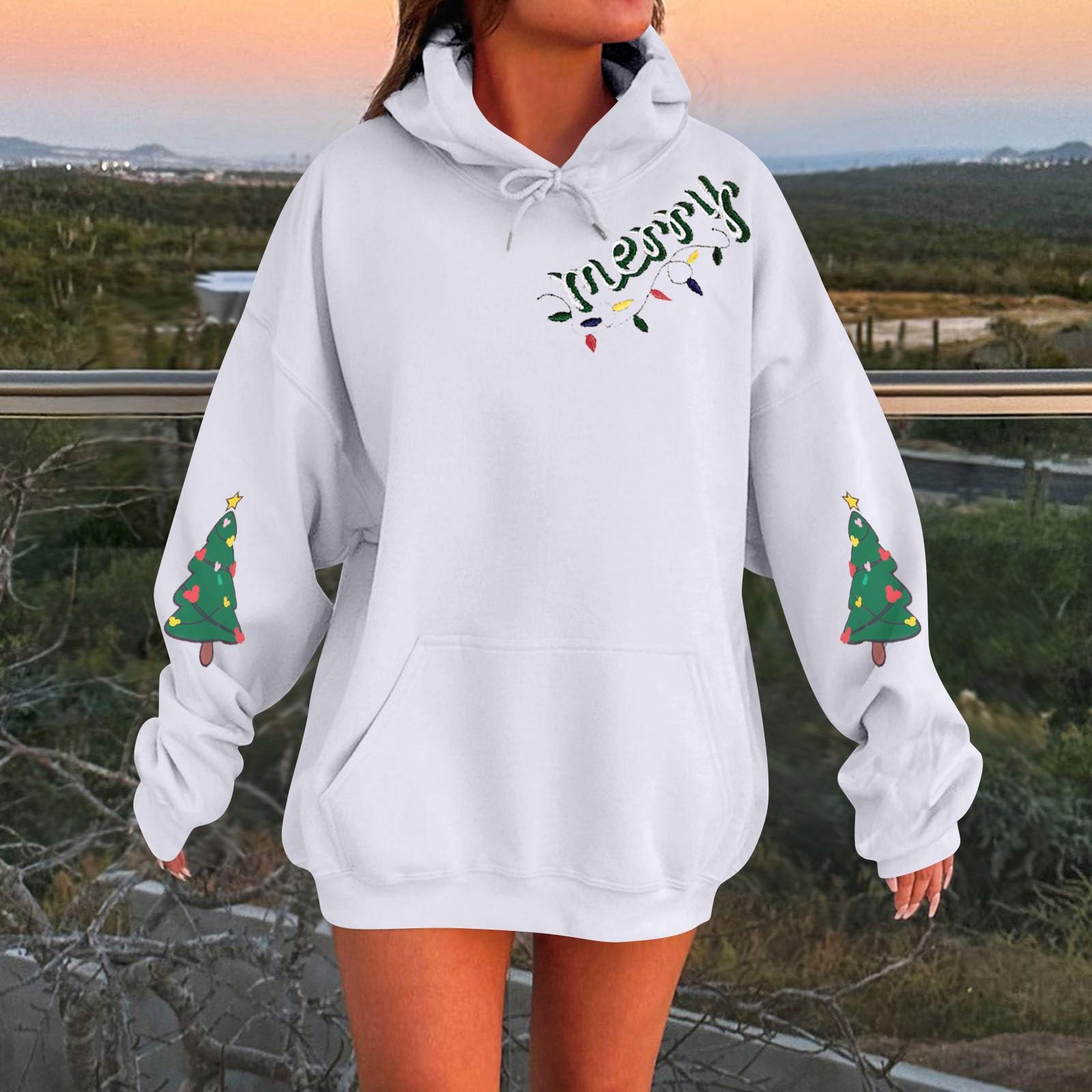 

Женская толстовка с длинными рукавами, свободная, с заниженными плечами, с капюшоном, из плюша XL белый