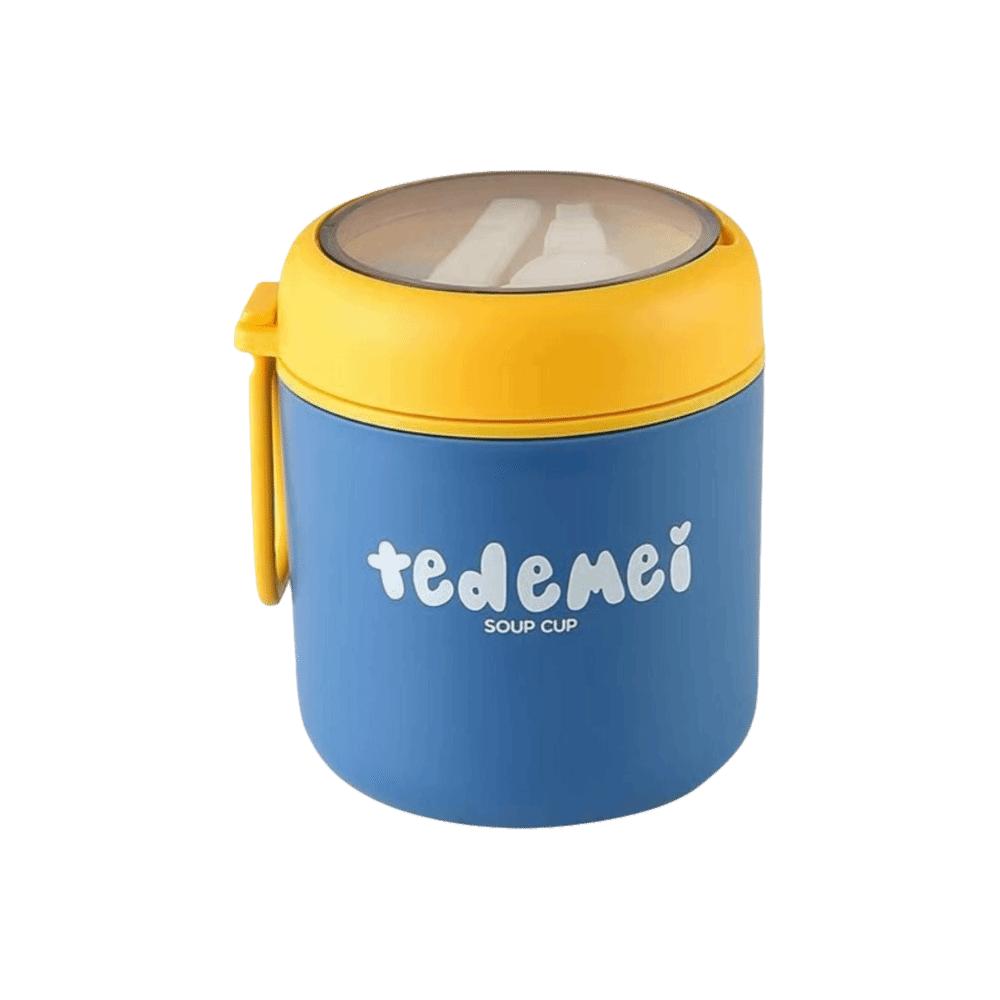 Portable Stainless Steel Lunch Box Leak-Proof Thermal Soup Container Vacuum Cup  Office Lunch