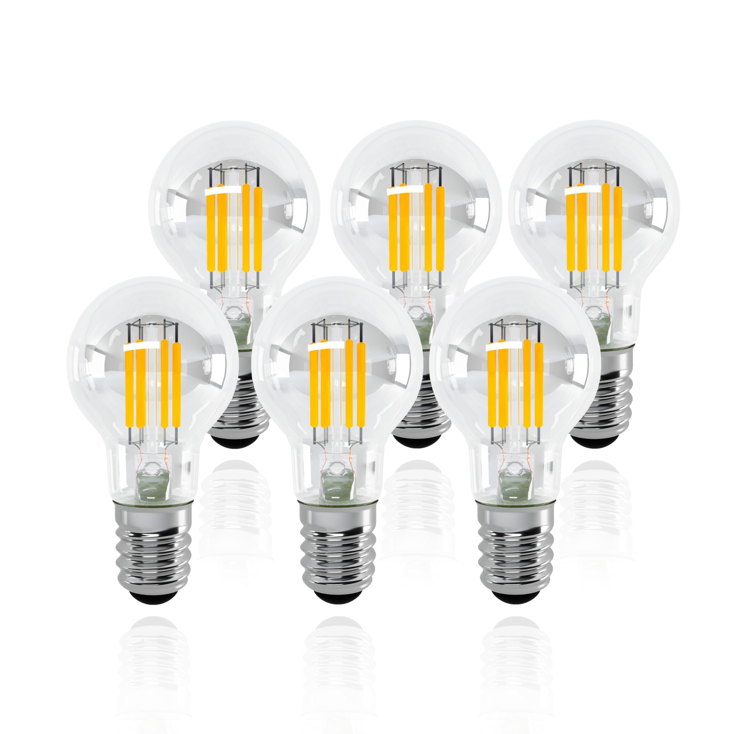 

LUTW LED Bulbs, E17 Base, 40W Equivalent, Warm White, Edison Bulb, LED Krypton Bulb, 4.5W, Clear Type, 2700K, Filament Bulb, G35, Energy Saving,