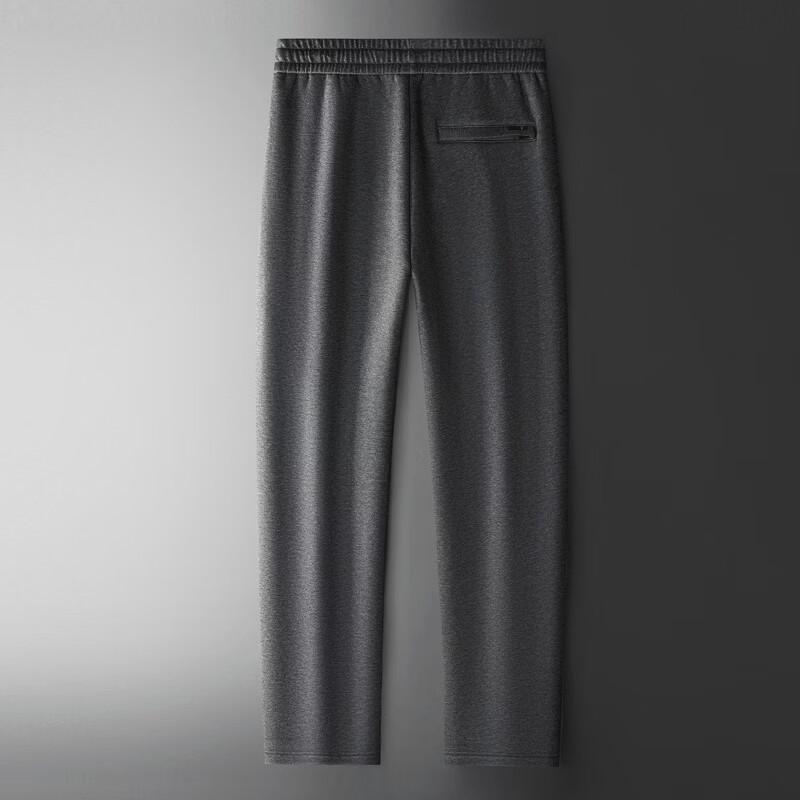 Men's Fleece-Lined Casual Straight-Leg Trousers