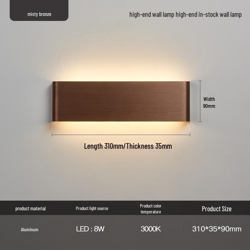 Nordic Minimalist Wall Sconce for Living Room & Bedroom