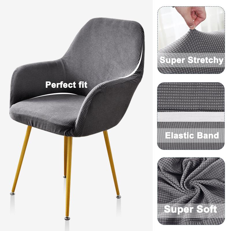 Club Chair Slipcover Stretch Chair Armchair Sofa Cover Soft Furniture Protector Sofa Covers With Elastic 1pc