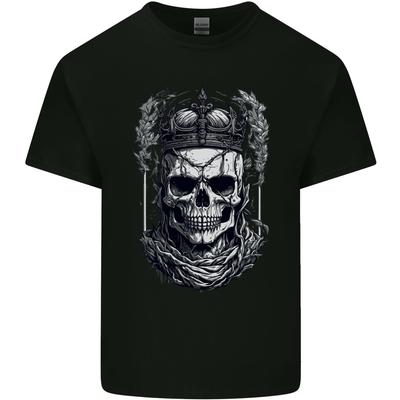 Crown Skull Gothic Goth Heavy Metal Rock Music Unisexs Light Cotton TShirt