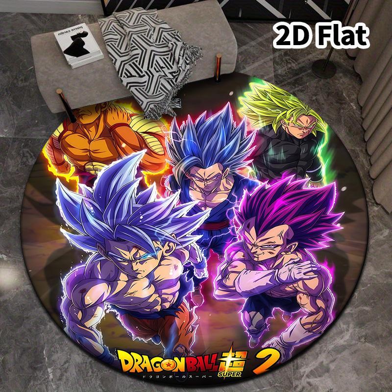 Kulatý koberec Dragon Ball Koberec do obývacího pokoje Ložnice Pohovka Herní místnost Dekorace Protiskluzová podložka