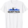 Saint Paul Baseball Vintage Minimalist Retro Baseball Lover T-Shirt