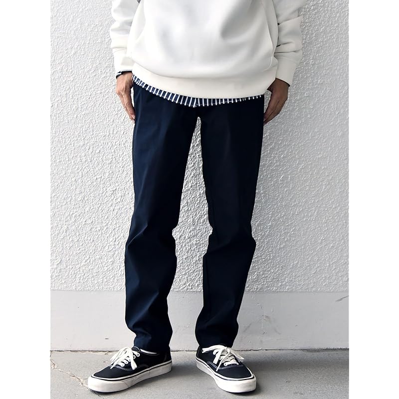 [Ships Any] pants Machine washable UV cut super stretch tapered easy men's 713100040 navy M