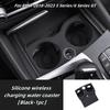 Silicone Center Control Panel Pad Cup Holder Mat For BMW 5 6 Series GT Interior Anti-Slip Car Accessories