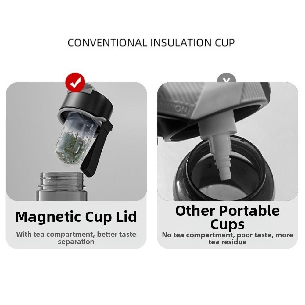 BPA Free Heat-resistant Tumbler Tritan Material Tea Cup with Filter Tea Separation Mug Tea Brewing