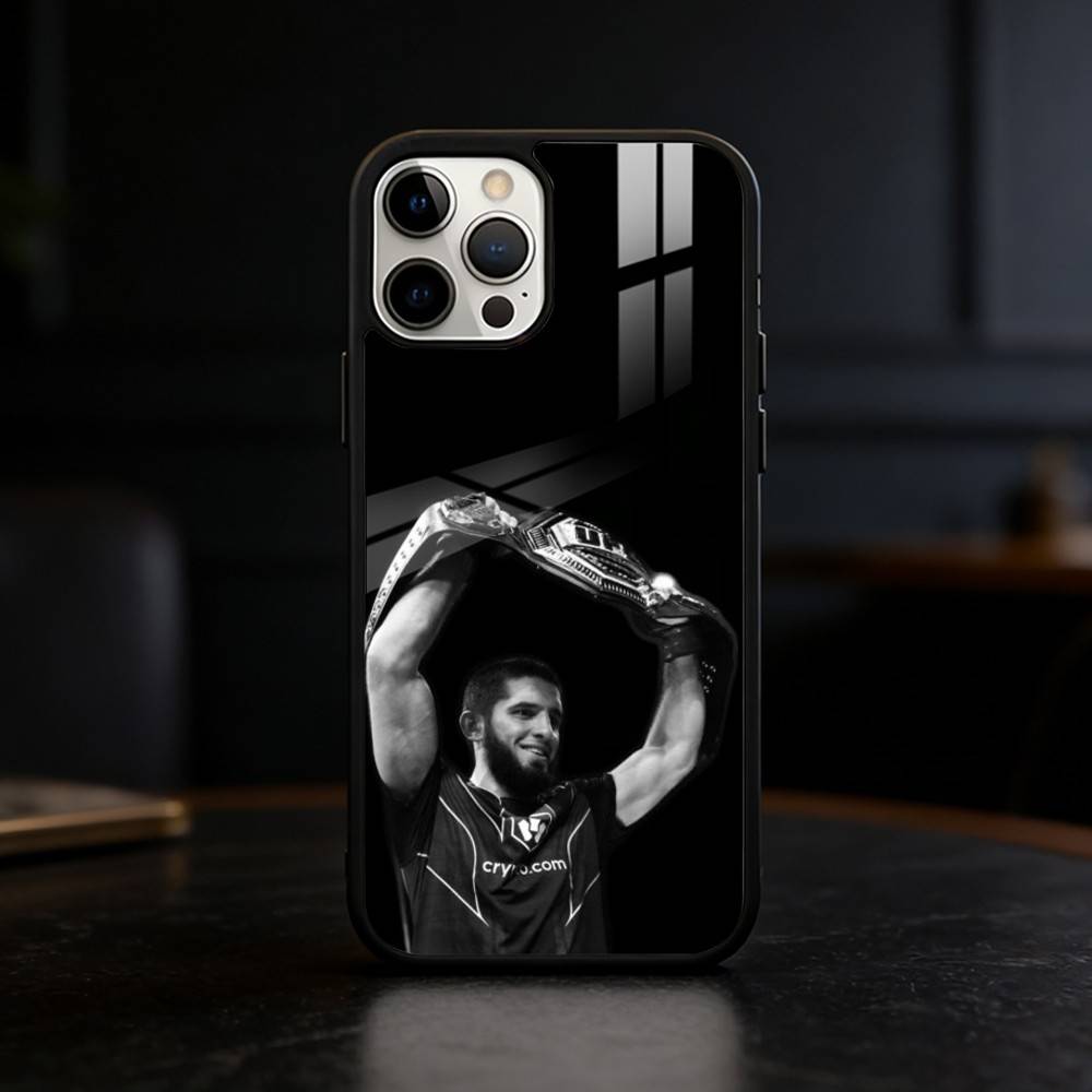 

P4P Islam M-Makhachev Phone Case For iPhone 17 16 15 14 13 12 Pro Max Plus for Mirror Wireless Magnetic Cover iPhone11PROMAX