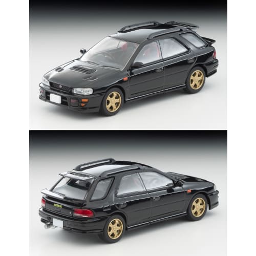Tomytec Tomica Limited Vintage Neo LV-N281d Subaru Impreza Pure Sports Wagon WRX STi Ver.V Black 1998 Model (Assembled)