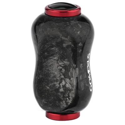 Gomexus F22 Forged Carbon Handle Knob Lightweight for Light Game Daiwa Type S Shimano Type A Compatible All Black