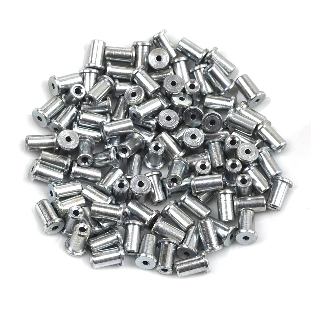 BCR018 BCR018 Fensterheber Seilzug Endstift Anschlagniete 6,5x9,1/1,7 mm 100 Stück