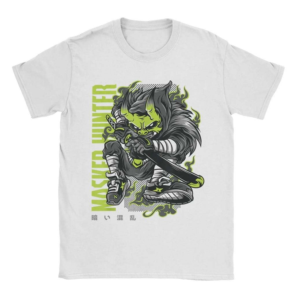 Monster Hunter Wilds Symbol T Shirts Men's Cotton Novelty T-Shirt Round Neck Video Game Tees Short Sleeve Tops 4XL 5XL
