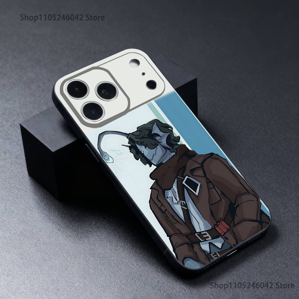 P-Pressure S-Sebastian Solace Phone Case For iPhone 17,16,15,14,13,12,11,Pro,XS,Max,XR,Plus Black Shockproof Soft Cover